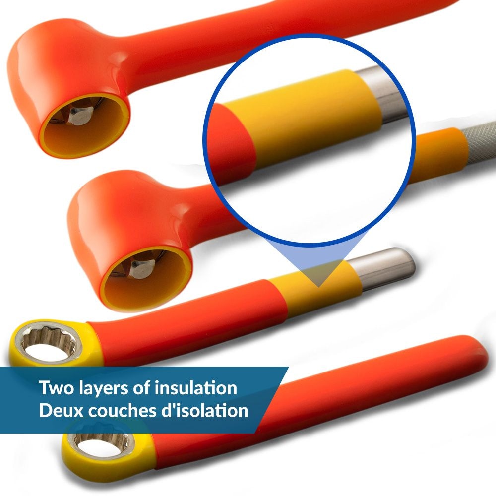 Tools 1/2-in Drive Socket Extension, 1000V Insulated, 10-in F9N0 - product image 2