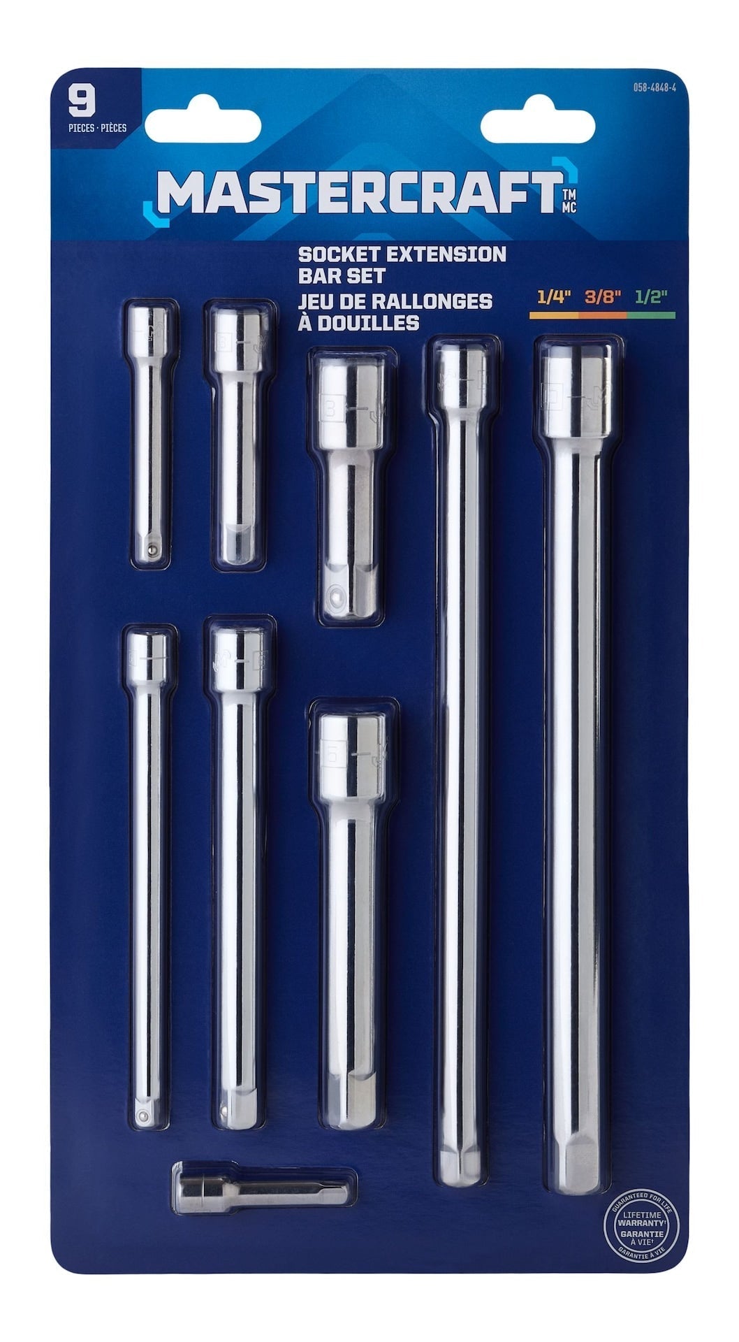 9 Piece Extension Bar Set X6F4 - product image 2