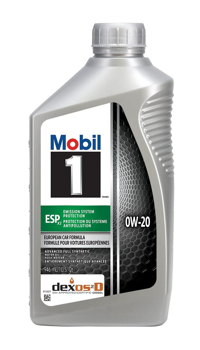 1 ESP Emission System Protection X2 Advanced Fuel Economy 0W20 Synthetic Engine/Motor Oil, 946-mL X1Z2 - product image 1