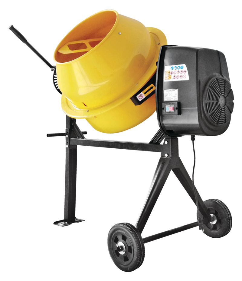 74013 5A Portable Electric Concrete Mixer, 115-L/4-cu-ft J9U7