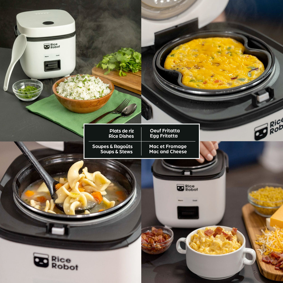 Ceramic Nonstick Rice Cooker, White, 1-qt H4H1 - product image 3