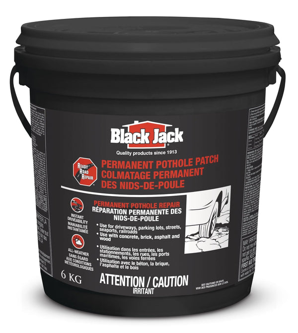 Black Jack Ready Cold Patch, Permanent Pothole Patch R8A7