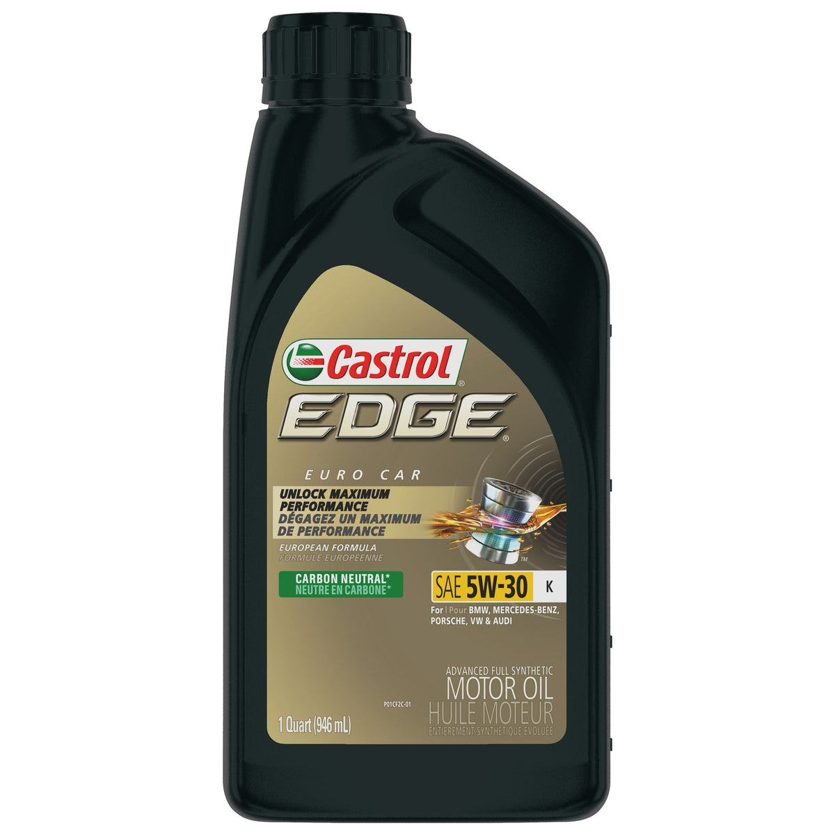 EDGE Euro K 5W30 Advanced Synthetic Engine/Motor Oil, 946-mL D5E2 - product image 1