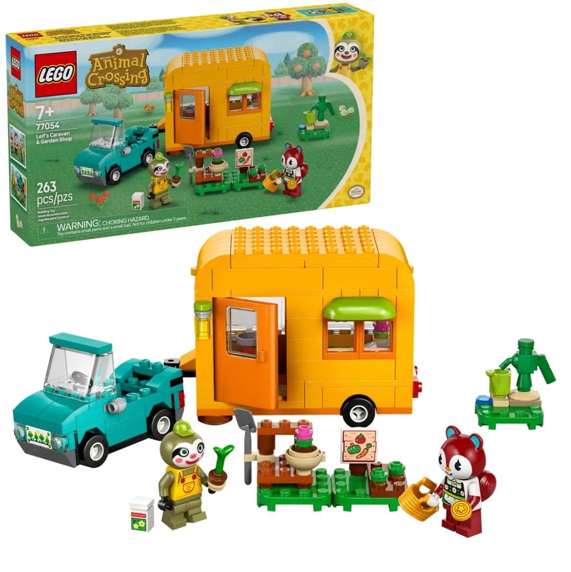 Animal Crossing Leif's Caravan & Garden Shop - 77054, 263-pcs, Ages 7+ H0O0 - product image 1