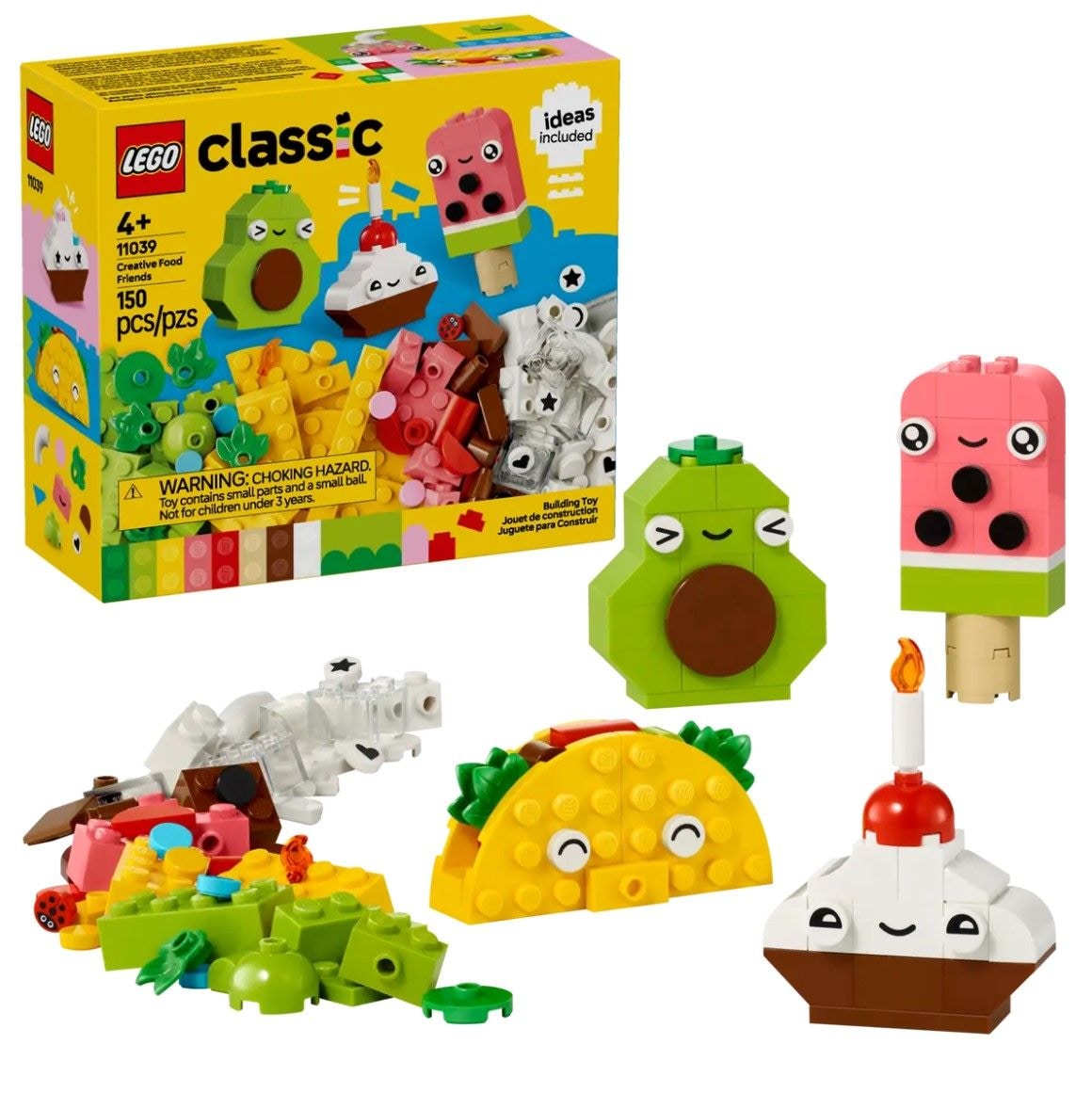 Classic Creative Food Friends - 11039, 150-pcs, Ages 4+ A0Y7 - product image 1