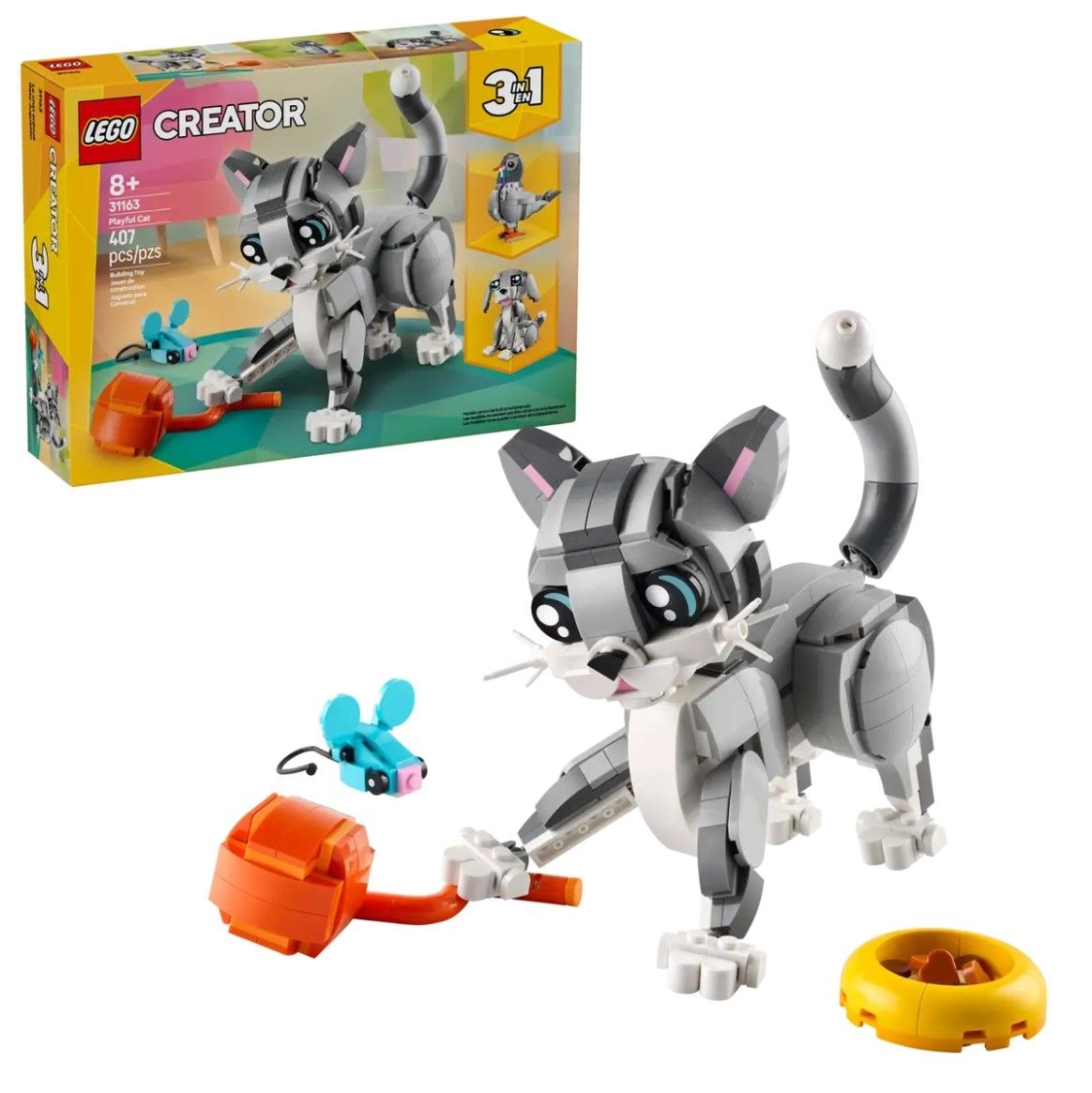 Creator Playful Cat - 31163, 407-pcs, Ages 8+ B5A7 - product image 1
