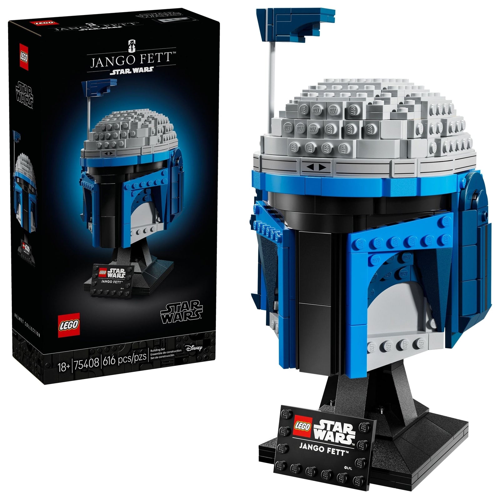 Jango Fett Helmet - 75408, 616-pcs, Ages 18+ J4S8 - product image 1