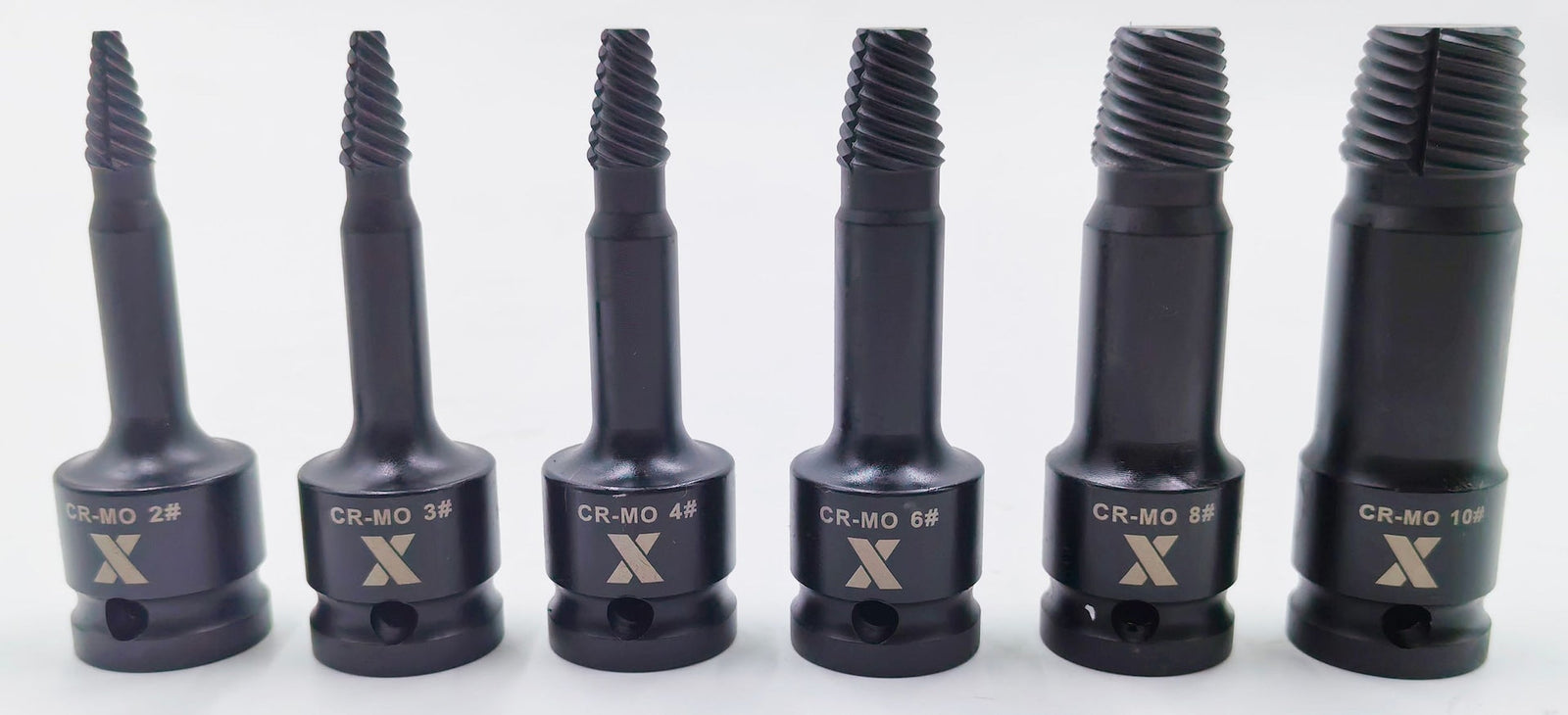 6 Piece 1/2" Drive Impact Screw Extractor Rail Z0D7 - product image 6