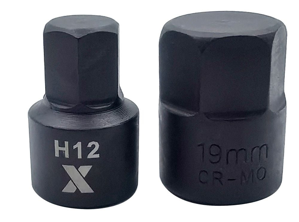 9 Piece Impact Stubby Bit Socket Rail Hex Metric N9Z8 - product image 4