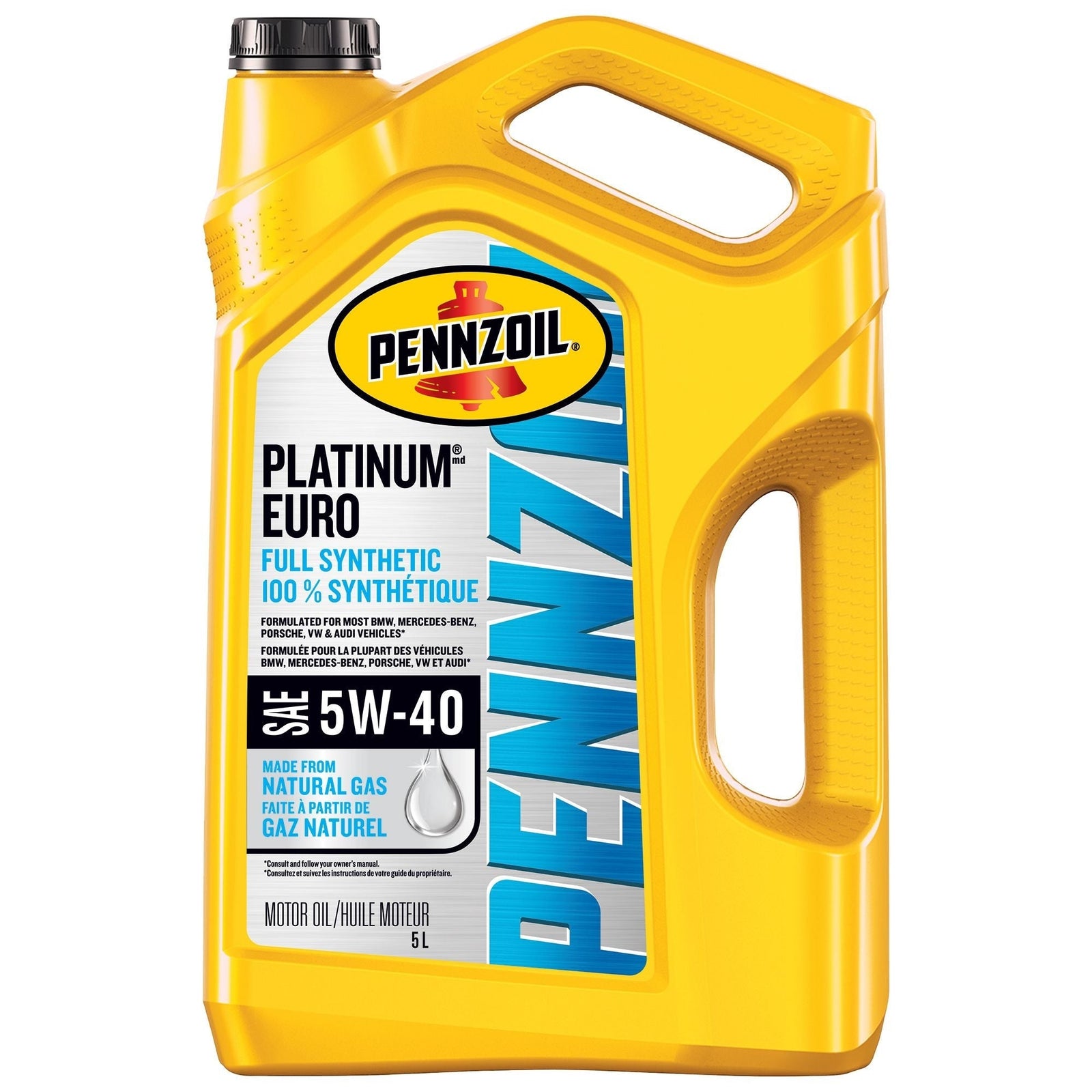 Platinum Euro 5W40 Synthetic Engine/Motor Oil, 5-L C4U2 - product image 1