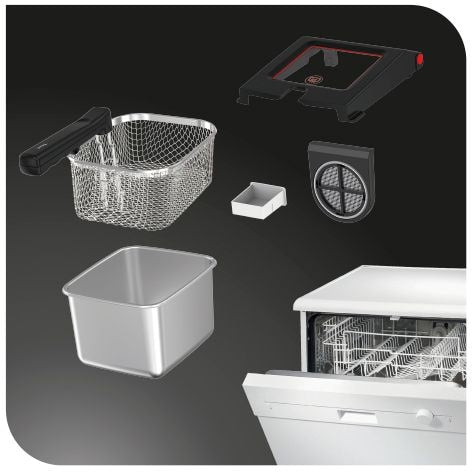 Odorless Deep Fryer, Stainless Steel, 3.5-L N7D2 - product image 5