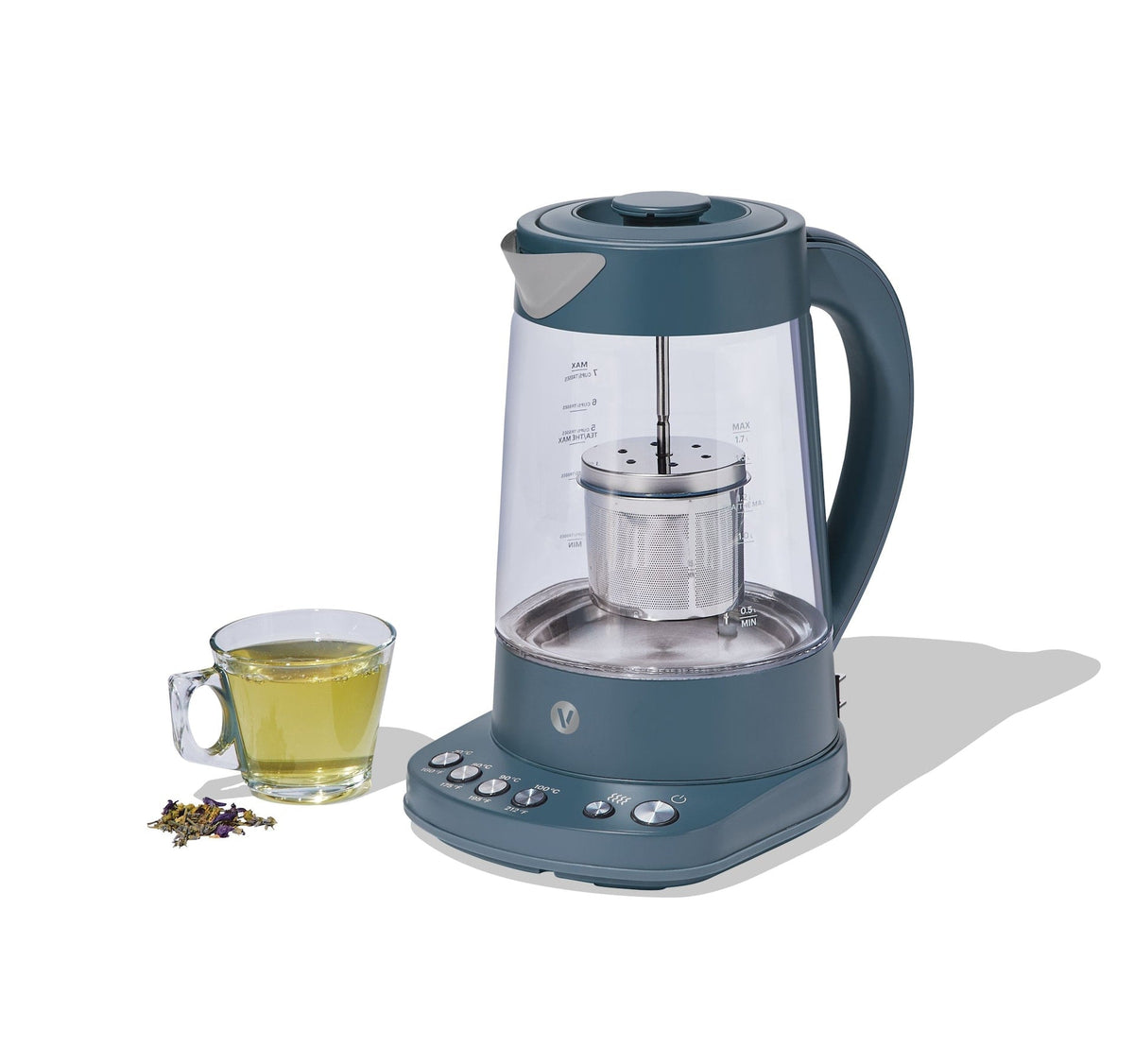 Colour Series Electric Variable Temperature Steeping Kettle, Bluefin, 1.7-L T6N1 - product image 2