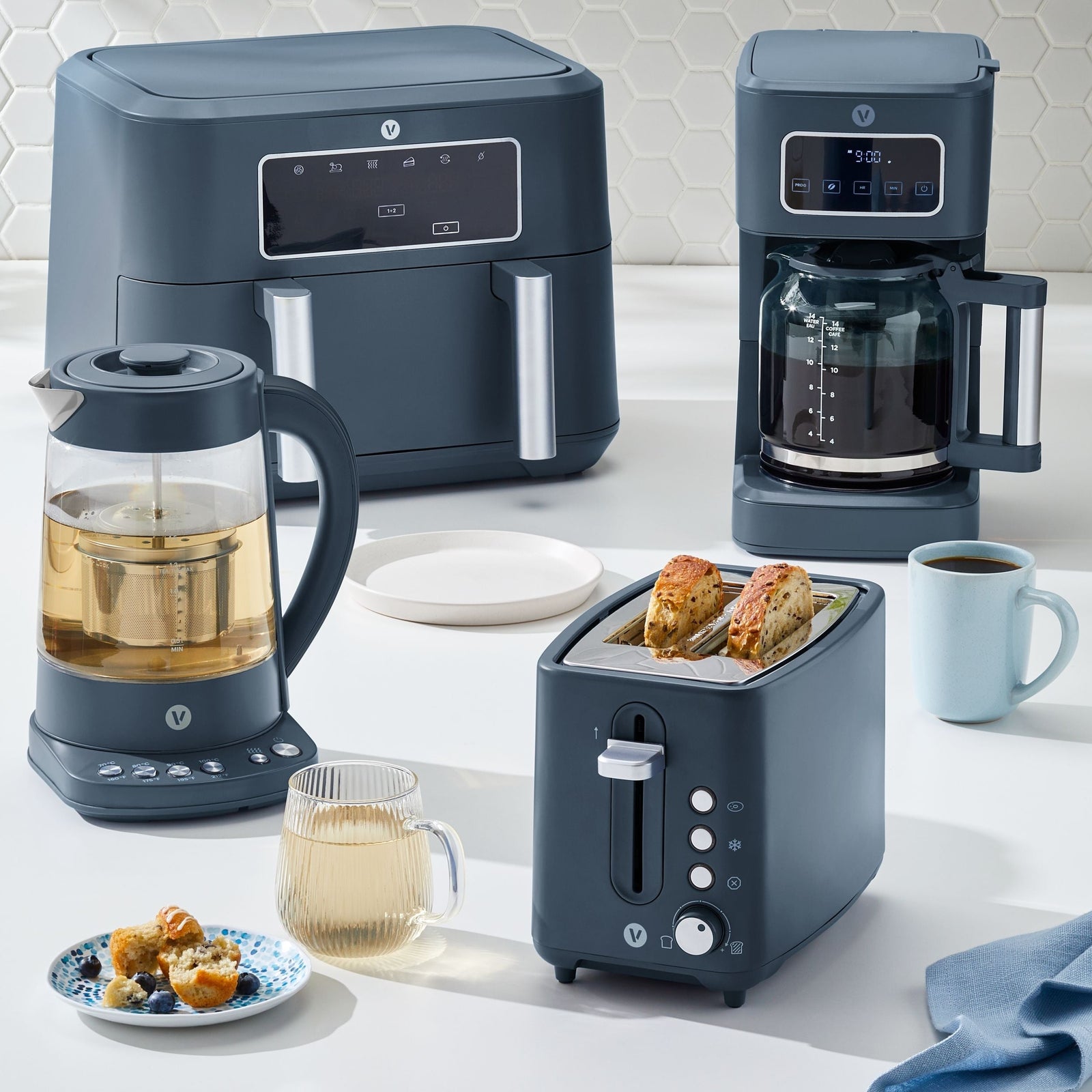 Colour Series Electric Variable Temperature Steeping Kettle, Bluefin, 1.7-L T6N1 - product image 6